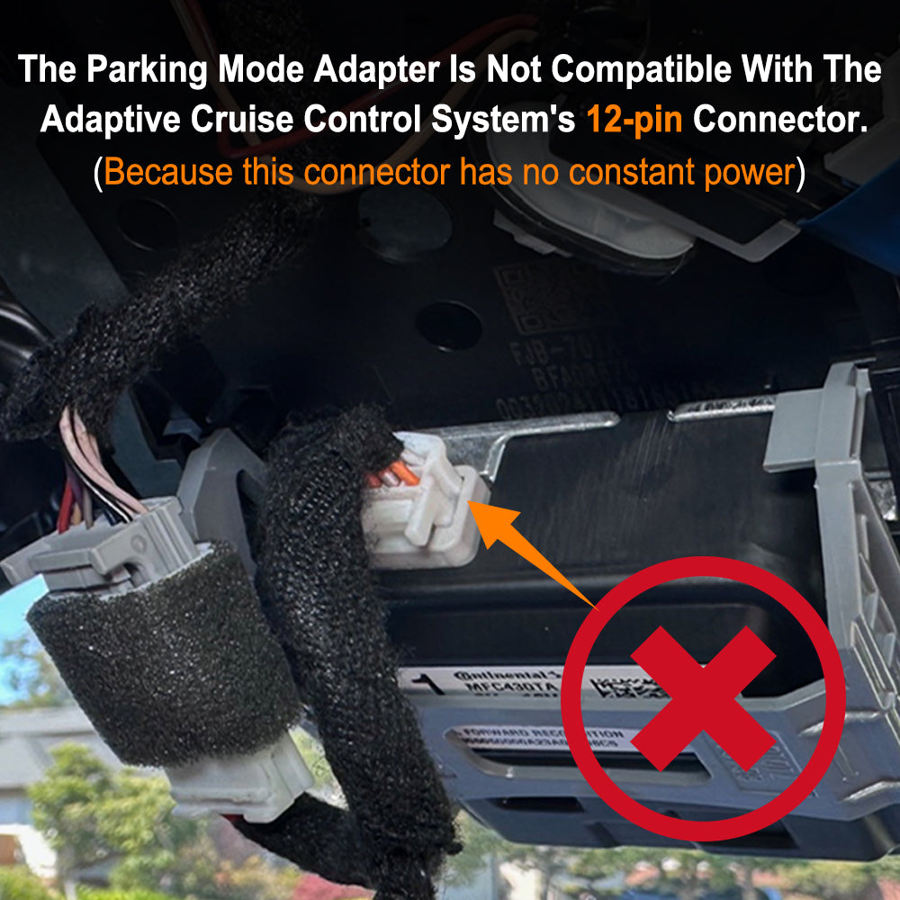 Parkmodus-Dashcam-Netzadapter (10-polig und 12-polig) für Toyota und Lexus mit automatisch abblendendem Spiegel. D3-053
