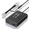 FitDVR power adapter with multiple output ports on a white background