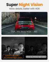 fitdvr dashcam with super night vision, with sony stravis sensor +HDR