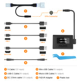 Dash Cam Power Adapter (8-Pin) for Honda, Connects to Overhead Console. D3-030