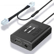 A black FitDVR dash cam power adapter with a connector for Mazda vehicles and various output ports for different devices.