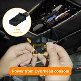 a 3-pin connector power from overhead console of Porsche models.