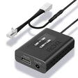 A black FitDVR dash cam power adapter with cables for Toyota and Lexus vehicles, featuring a 10-pin connector.