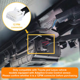 Toyota/Lexus model's 12-pin Adaptive cruise control connector plug 