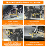 Shoucasing 4 different connector plug types of Toyota and Lexus model, helps you to find the correct model to fit your car.