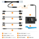 Dash Cam Power Adapter (12-Pin) for Toyota Tacoma Camry Corolla RAV4, Lexus. D3-010