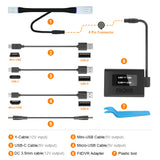 Dash Cam Power Adapter (10-Pin) for Hyundai, Kia, Genesis with Auto-dimming Rearview Mirror. D3-014