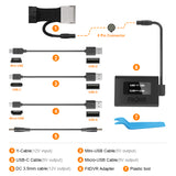 Dashcam-Netzadapter (7-polig) für Nissan, Ford, Honda, Mitsubishi, Toyota, Lexus, Chevy, Subaru. D3-032